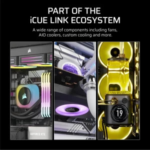 Corsair iCUE LINK RX140 Max RGB Expansion Kit 140mm Black