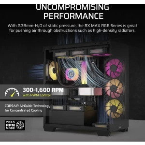 Corsair iCUE LINK RX120 Max RGB Expansion Kit 120mm Black