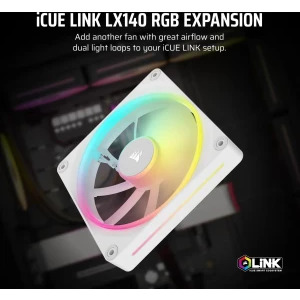 Corsair iCUE LX140 RGB Fan 140mm White