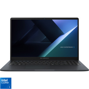 Laptop ASUS 15.6 ExpertBook B1 B1503CVA, FHD, Procesor Intel® Core™ 5 210H (12M Cache, up to 4.80 GHz), 16GB DDR5, 512GB SSD, Intel Graphics, No OS, Gentle Grey