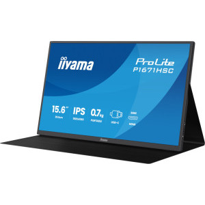 IIyama Portabil ProLite P1671HSC-B1 15.6 inch FHD IPS 3 ms 60 Hz USB-C