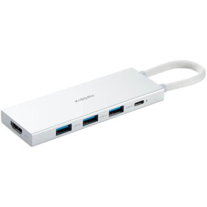 Hub USB Xiaomi 5 in 1 Type C, White