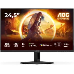 Monitor LED AOC Gaming AGON 25G4SRE 24.5 inch FHD IPS 0.3 ms 310 Hz HDR G-Sync Compatible