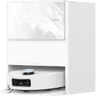 Aspirator robot Dreame Aqua 10 Ultra Track, 6400 mAh, 25000Pa, 0.22 L + 3.2L, Alb