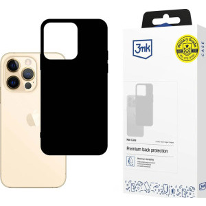 3MK Protectie pentru spate Matt pentru iPhone 13 Pro, culoare Black