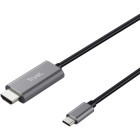 Cablu video Trust Calyx, USB tip C Male - HDMI Male, 1.8m, Negru