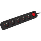 Priza/prelungitor Lanberg PS1-05E-0300-BK, 5x Type E, 3m, Black