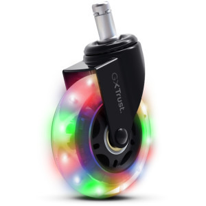 Accesoriu scaun gaming Trust GXT 701 LED Gel Five Wheels Pack Black