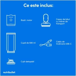NutriBullet Blender portabil Flex NBP013OR