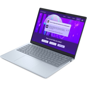 DELL 14'' Plus DB14250, 2.5K, Procesor Intel® Core™ Ultra 7 256V (12M Cache, up to 4.80 GHz), 16GB LPDDR5X, 512GB SSD, Intel Arc 140V, Win 11 Pro, Ice Blue, 3Yr CIS