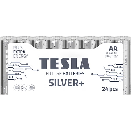 Baterie Tesla Silver+, AA, Alcaline, 24 buc