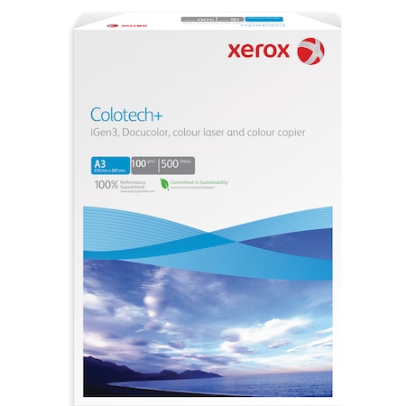 Hartie Xerox Colotech, A3, 100g/mp, 500 coli/top