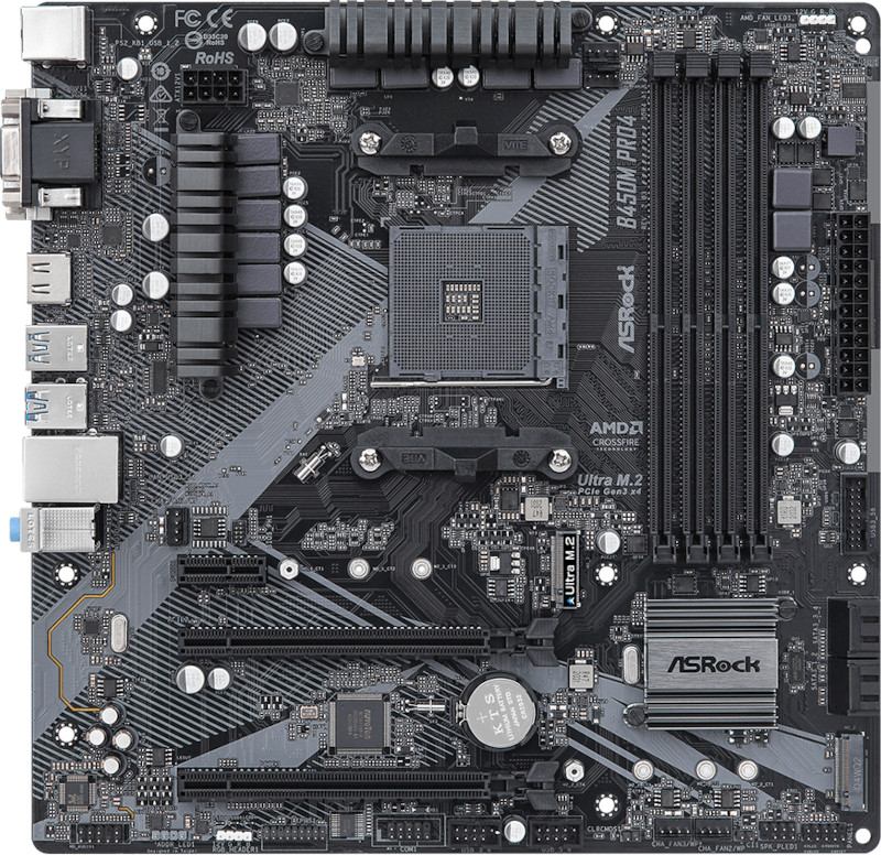 Placa de baza ASRock B450M Pro4 R2.0