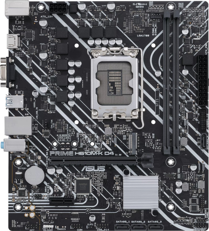 Placa de baza ASUS PRIME H610M-K D4