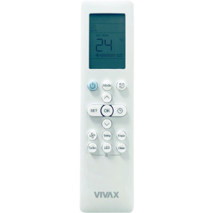 VIVAX Multisplit R-Design White, 12000 BTU + 12000 BTU, Clasa A++/A+, Wi-Fi Ready, Inverter, Golden Fin, Ionizator