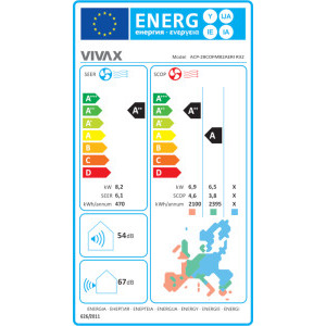 VIVAX Multisplit R-Design White, 9000 BTU + 9000 BTU + 9000 BTU + 9000 BTU, Clasa A++/A, Wi-Fi Ready, Inverter, Golden Fin, Ionizator