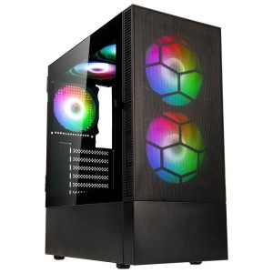 Gaming BALAUR Epic Max, Intel i5-14400F 2.5GHz, 32GB DDR5, 1TB SSD, RTX 4060 8GB GDDR6, Iluminare RGB