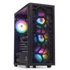 Gaming ZMEU Legendar Max, AMD Ryzen 5 5600 3.5GHz, 16GB DDR4, 1TB SSD, RX 6600 8GB GDDR6, Iluminare RGB