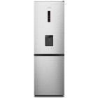 Combina frigorifica Heinner HCNF-HS304XWDE++, 304 L, Clasa E, No Frost, Multi Air Flow, Dual Fresh Zone, Dozator de apa, Control electronic, Iluminare LED, 186 cm, Inox