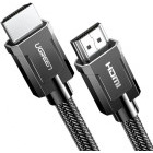 Cablu video Ugreen HD135 HDMI Male - HDMI Male, v2.1, Braided, 2 m, Negru