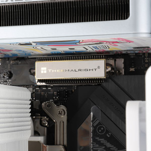 Thermalright HeatSink SSD, 6 mm heatpipe, 32 lamele, Argintiu