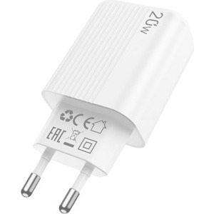 Lamtech LAM112686, 1x USB-C, Power Delivery 20W, White