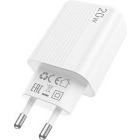 Incarcator retea Lamtech LAM112686, 1x USB-C, Power Delivery 20W, White
