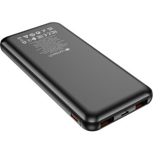 Lamtech LAM112891, 10000 mAh, 2x USB, 1x USB-C, Quick Charge 3.0 + Power Delivery 20W, Black