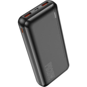 Lamtech LAM112907, 20000 mAh, 2x USB, 1x USB-C, Quick Charge 3.0 + Power Delivery 20W, Black