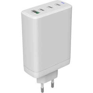 Canyon OnCharge 140ACC, GaN, 3x USB-C, 1x USB, Power Delivery, 140W, White