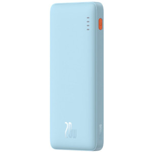Baseus Airpow, 10000 mAh, 1x USB, 1x USB-C, 20 W, Blue