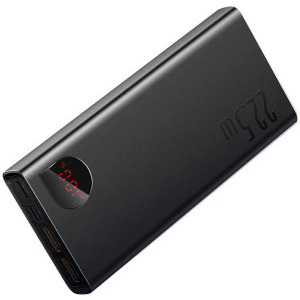 Baseus Adaman Metal, 20000 mAh, 2x USB, 1x USB-C, 22.5 W, Display, Black