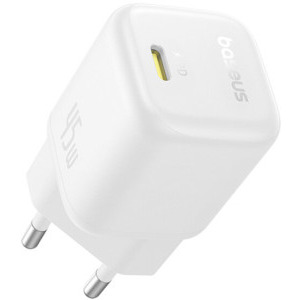 Incarcator retea Baseus PicoGo, 1x USB-C, Quick Charge 45 W, GaN, White