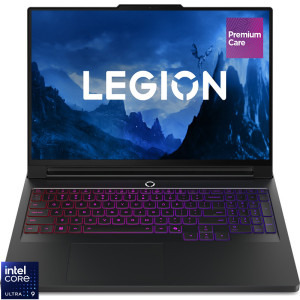 Laptop Lenovo Gaming 16 Legion Pro 7 16IAX10H, WQXGA OLED 240Hz G-Sync, Procesor Intel® Core™ Ultra 9 275HX (36M Cache, up to 5.40 GHz), 64GB DDR5 CSODIMM, 1TB SSD, GeForce RTX 5090 24GB, No OS, Eclipse Black, 3Yr Onsite Premium Care