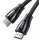 Cablu video Ugreen HD140 HDMI Male - HDMI Male, v2.1, Braided, 1 m, Negru