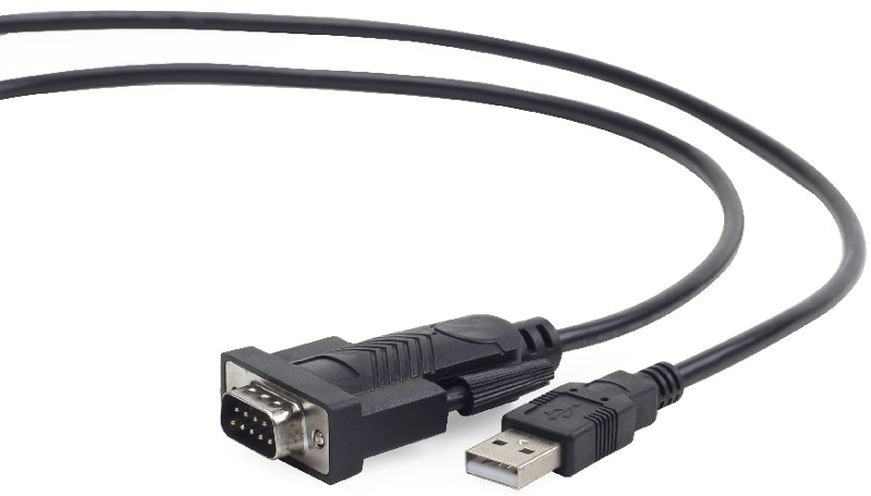 Cablu periferice Gembird USB 2.0 Male - Serial Male, 1.5m, negru