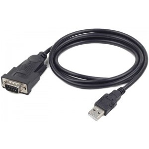 Gembird USB 2.0 Male - Serial Male, 1.5m, negru