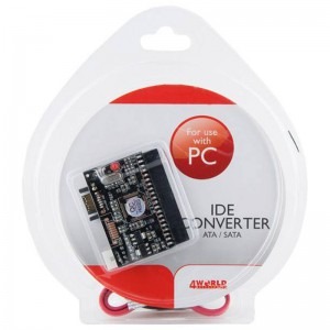 4World 1x IDE Female - 1x SATA Male, unidirectional