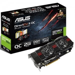 ASUS GeForce GTX 660 Ti DirectCU II OC 2GB GDDR5 192-bit Borderlands II