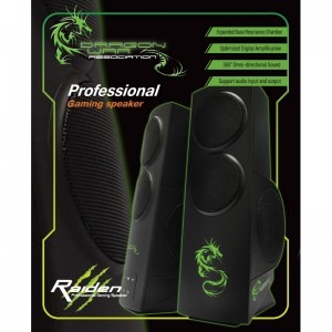 Dragon War Boxa portabila Raiden Black