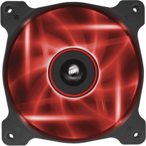 Corsair Air Series AF120 LED Red Quiet Edition High Airflow 120mm Fan - Twin Pack