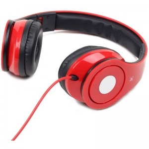 Gembird On-Ear, MHS-DTR Red