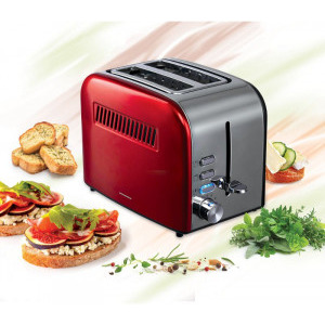 Heinner Prajitor de paine Crisp Passion HTP-850RDIX, 850W, Rosu-Inox