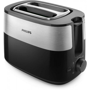 Philips Prajitor de paine Daily Collection HD2516/90, 830 W, 8 nivele de rumenire, 2 fante