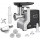 Masina de tocat Heinner Weston Silver MG-2100BKSL, 2100W, 1.8kg/min, Argintiu-Negru