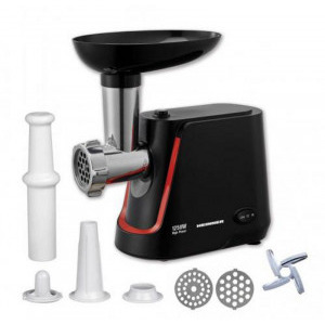 Masina de tocat Heinner Onyx 1250 MG-1250BK, 1250W, 1.2kg/min, Negru-Rosu
