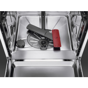 AEG FFB53937ZM, 14 seturi, 8 programe, Clasa D, Inverter, AirDry, MaxiFlex, Afisaj digital, 60 cm, Inox