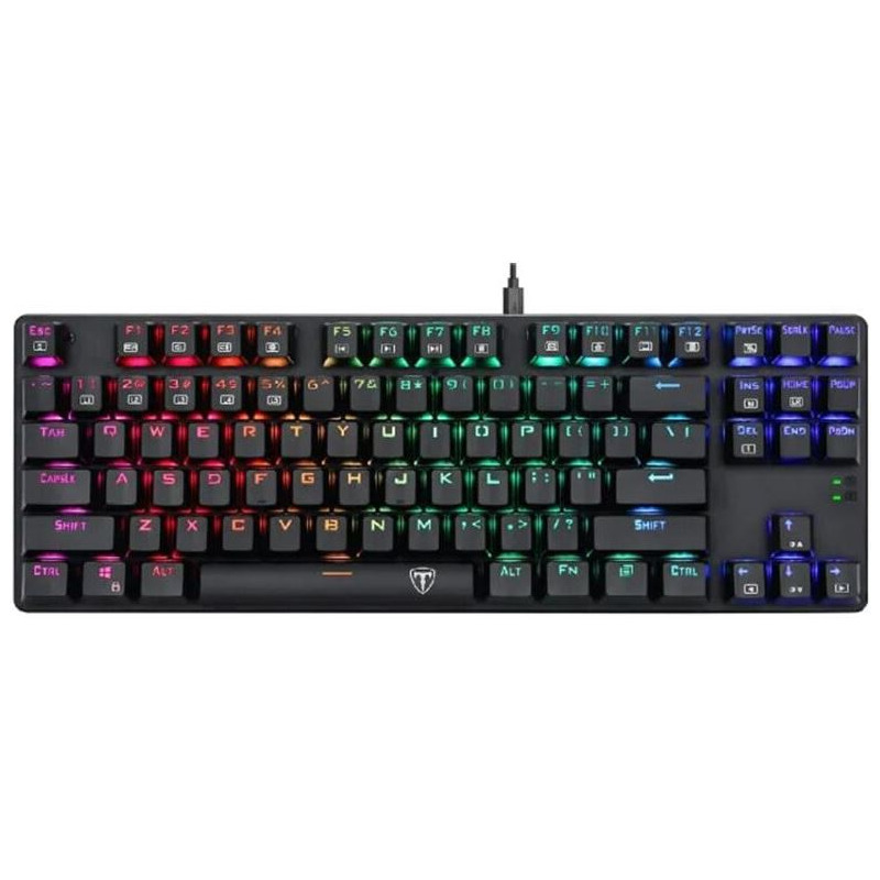 Tastatura Gaming T-Dagger Bora Black Rainbow Mecanica Blue Switch