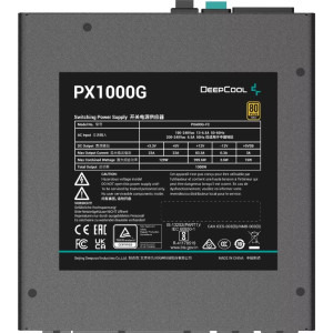 Deepcool PX1000G, 80+ Gold, Cybenetics Gold, 1000W