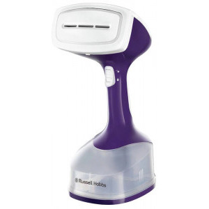Russell Hobbs Aparat de calcat vertical cu abur Steam Genie 25600-56, 1650W, 25g/min, Alb/Mov